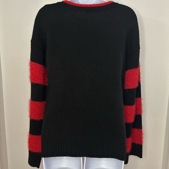 Holiday Time Women’s Festive Ugly Christmas Sweater Sequence Reindeer Sz S - Picture 5 of 5